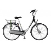 Elektrische fiets Bikkel Dames Ibee T3 Nexus 8V 14,5A Silver / Black